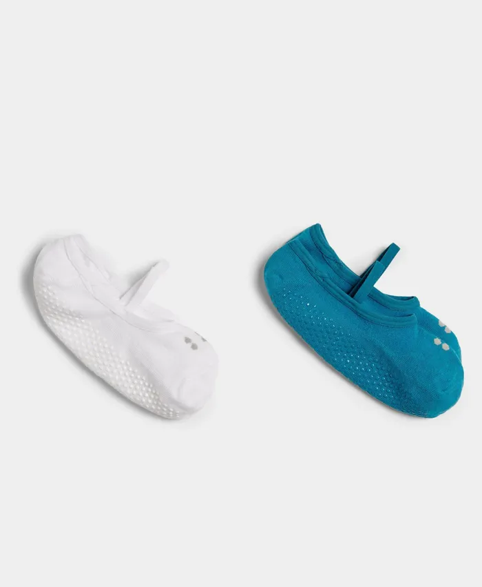 Socks Sweaty Betty Women Pilates Sock 2 Pack Horizon Blue