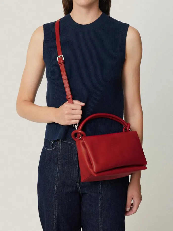 Soft Padded Crossbody Red Women Jigsaw Bags