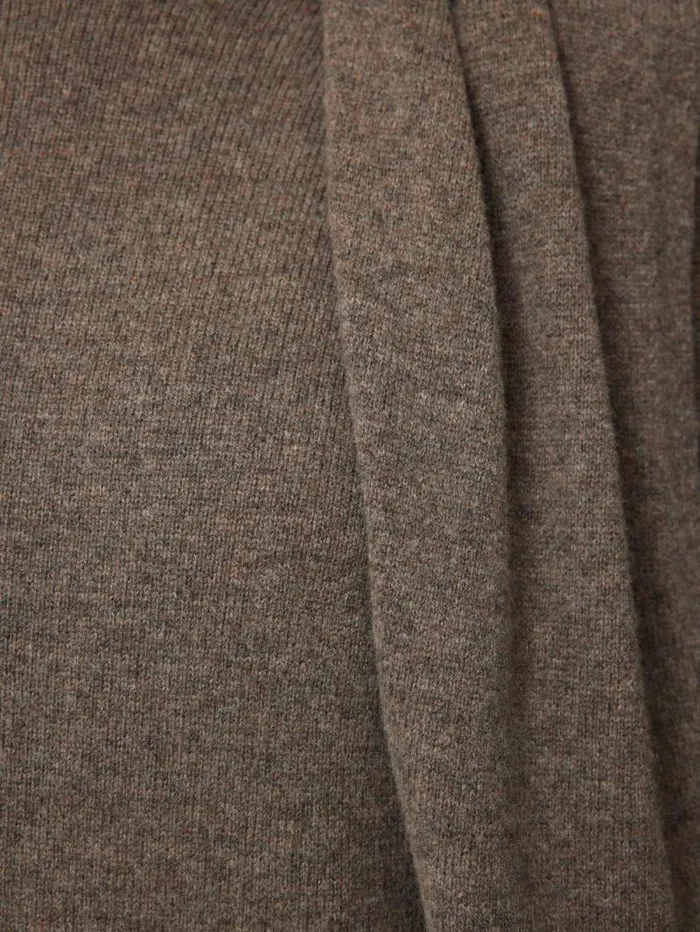 Soft Wool Scarf Jumper Dress Taupe Women Jigsaw Dresses and Jumpsuits
