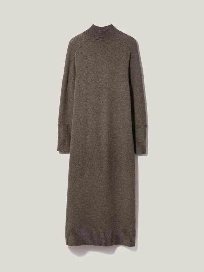 Soft Wool Scarf Jumper Dress Taupe Women Jigsaw Dresses and Jumpsuits
