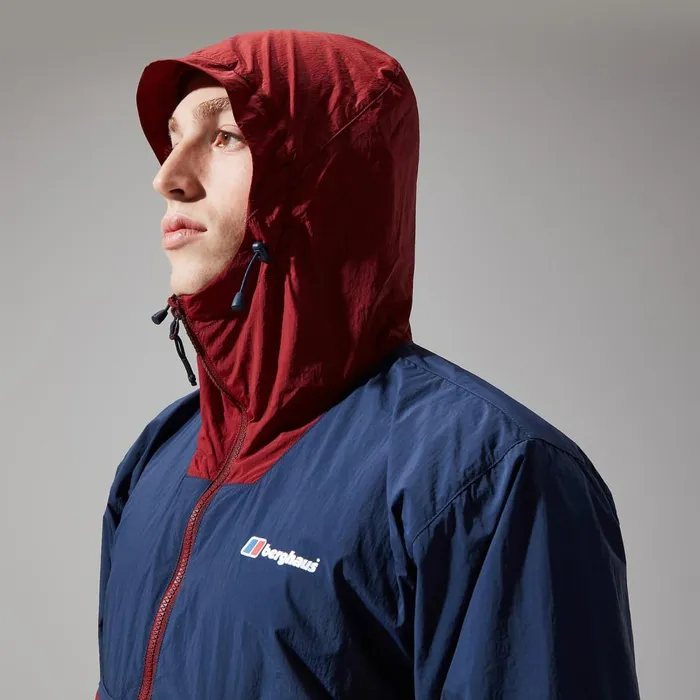 Softshells Men Berghaus Urban Coord Wind Jacket 8211 Dark BlueDark Red