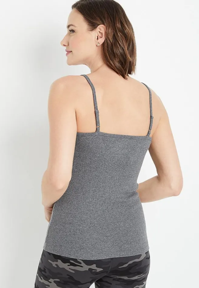 Solid Ribbed Fitted Cami Women Maurices Tops