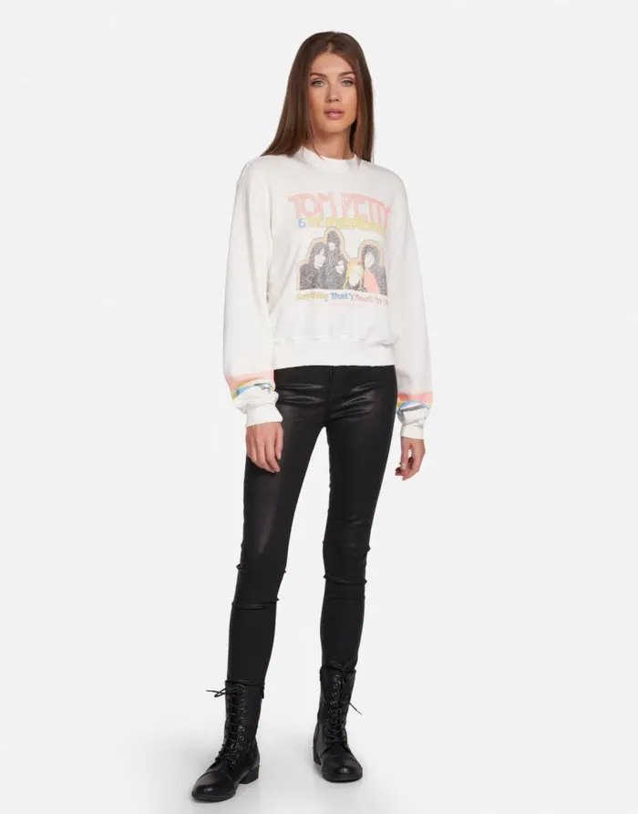 Spalding Tom Petty Rock N Roll Milk Women Lauren Moshi Long Sleeve