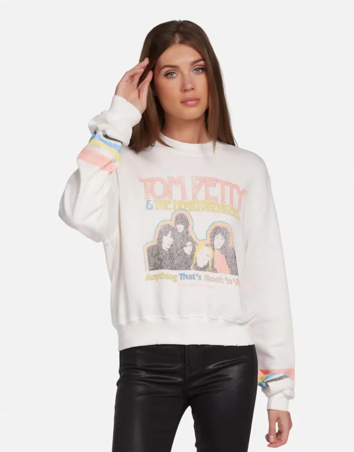 Spalding Tom Petty Rock N Roll Milk Women Lauren Moshi Long Sleeve