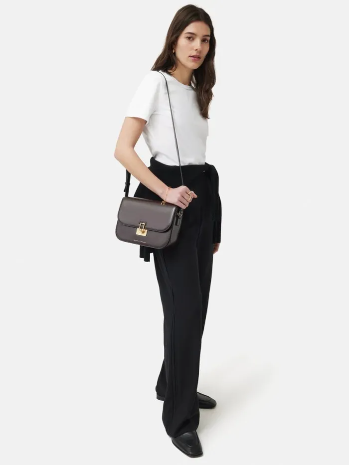 Supima Cotton Crew Neck Tee White Women Jigsaw Shirts and Tops