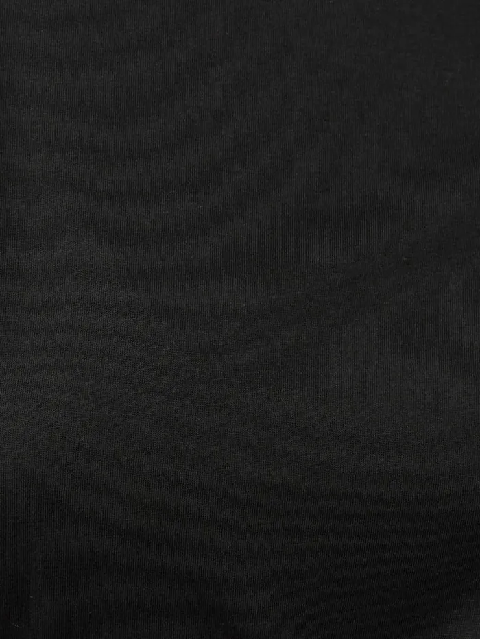 Supima Cotton Long Sleeve Tee Black Women Jigsaw Pyjamas and Loungewear