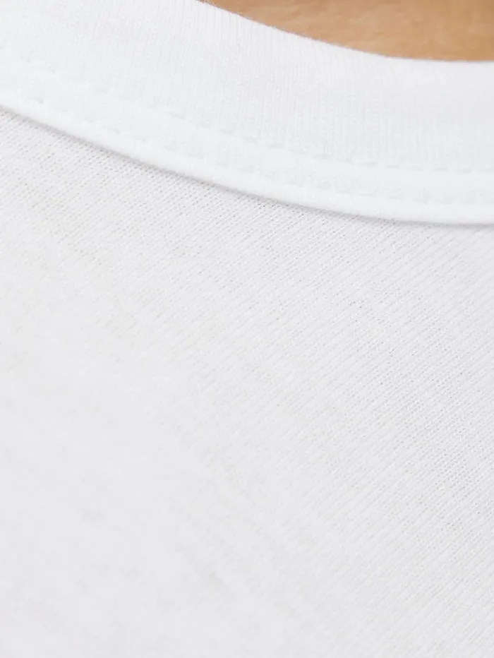 Supima Cotton Long Sleeve Tee White Women Jigsaw Pyjamas and Loungewear