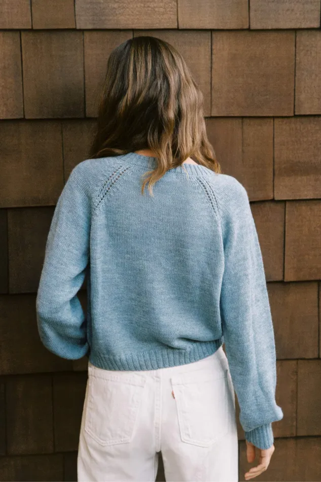 Sweaters and Outerwear Christy Dawn Women The Astral Cardigan Pisces Lapis