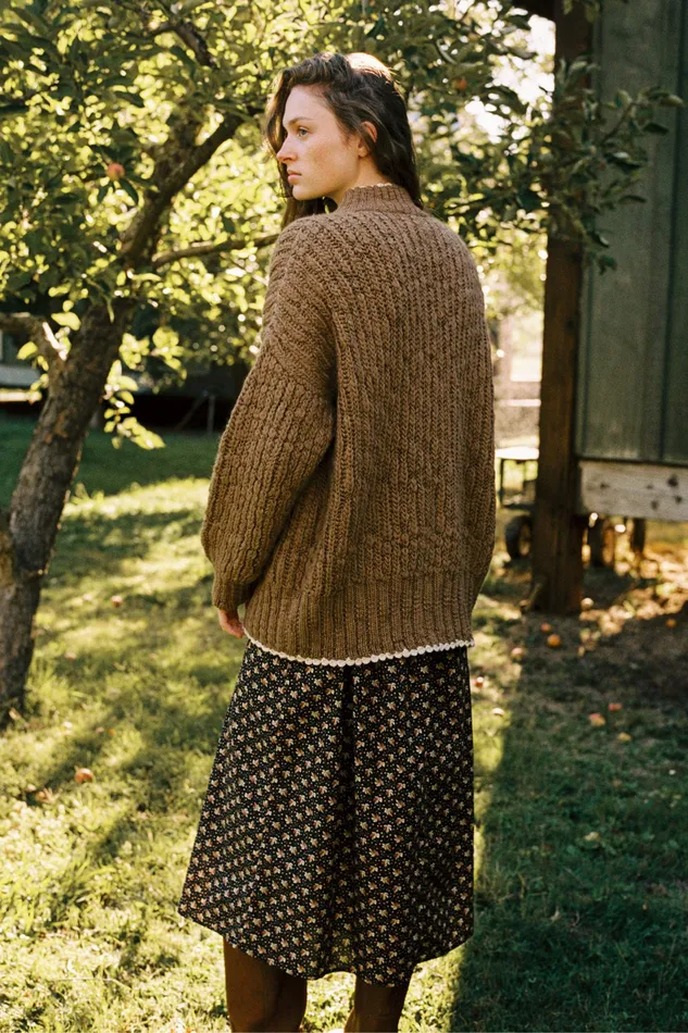 Sweaters and Outerwear The Hilde Cardigan Camel 8211 Christy Dawn Women Sweaters and Outerwear The Hilde Cardigan Camel 8211 Christy Dawn Women