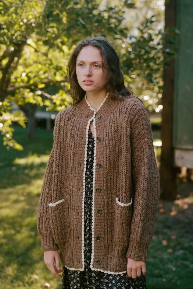 Sweaters and Outerwear The Hilde Cardigan Camel 8211 Christy Dawn Women Sweaters and Outerwear The Hilde Cardigan Camel 8211 Christy Dawn Women