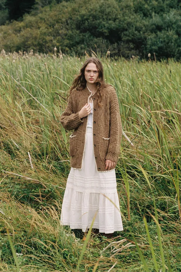 Sweaters and Outerwear The Hilde Cardigan Camel 8211 Christy Dawn Women Sweaters and Outerwear The Hilde Cardigan Camel 8211 Christy Dawn Women