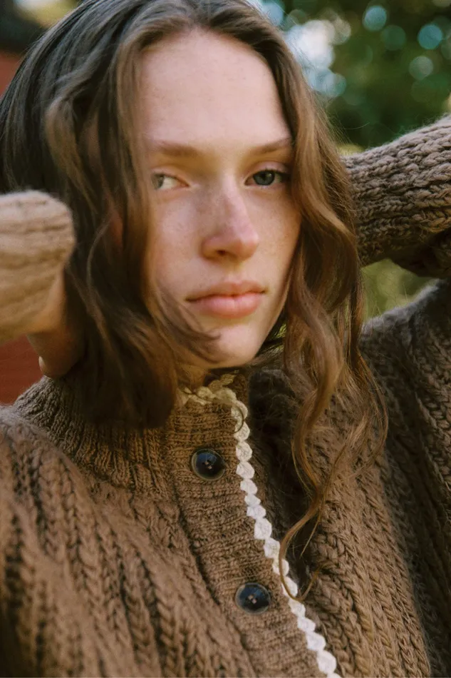 Sweaters and Outerwear The Hilde Cardigan Camel 8211 Christy Dawn Women Sweaters and Outerwear The Hilde Cardigan Camel 8211 Christy Dawn Women