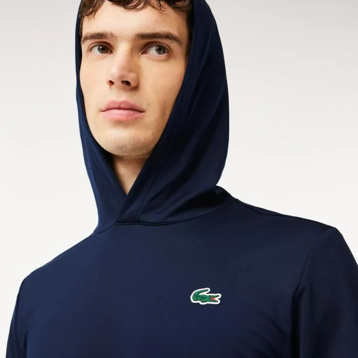 Sweaters and Sweatshirts Men Lacoste Men039s UltraDry Golf Hoodie Navy Blue 166