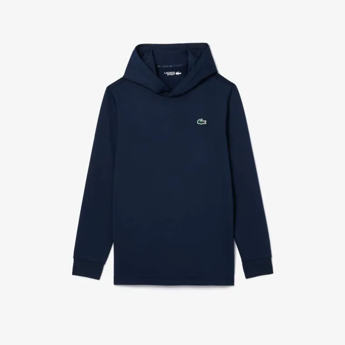 Sweaters and Sweatshirts Men Lacoste Men039s UltraDry Golf Hoodie Navy Blue 166