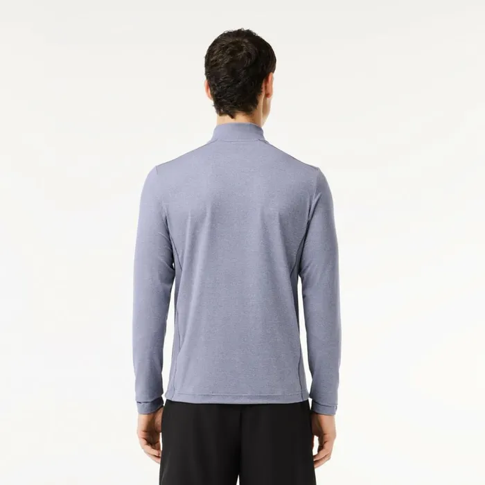 Sweaters and Sweatshirts Men Lacoste Men039s UltraDry QuarterZip Blue Chine Iuh
