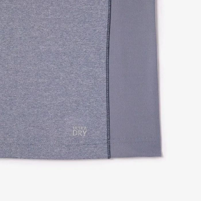 Sweaters and Sweatshirts Men Lacoste Men039s UltraDry QuarterZip Blue Chine Iuh