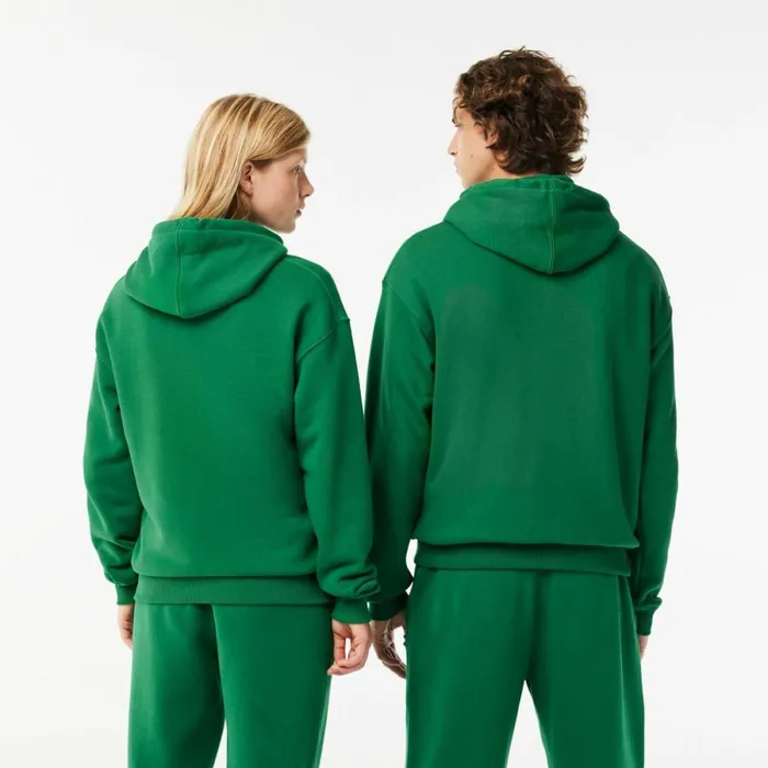 Sweaters and Sweatshirts MenWomen Lacoste Unisex Loose Fit Hoodie Rocket Green Cnq