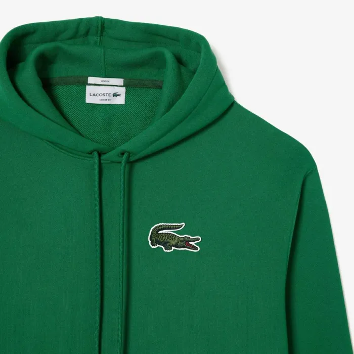 Sweaters and Sweatshirts MenWomen Lacoste Unisex Loose Fit Hoodie Rocket Green Cnq