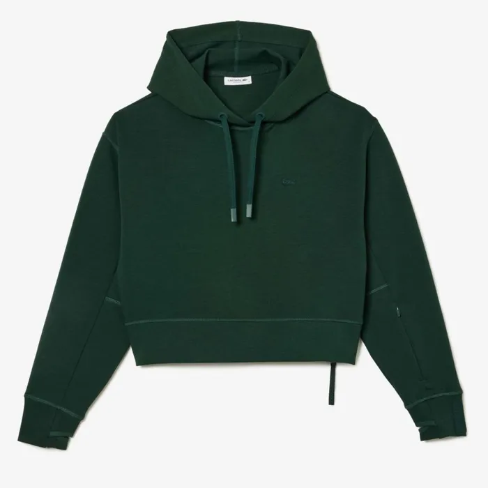 Sweaters and Sweatshirts Women Lacoste Women039s Hoodie Forest Green Yzp