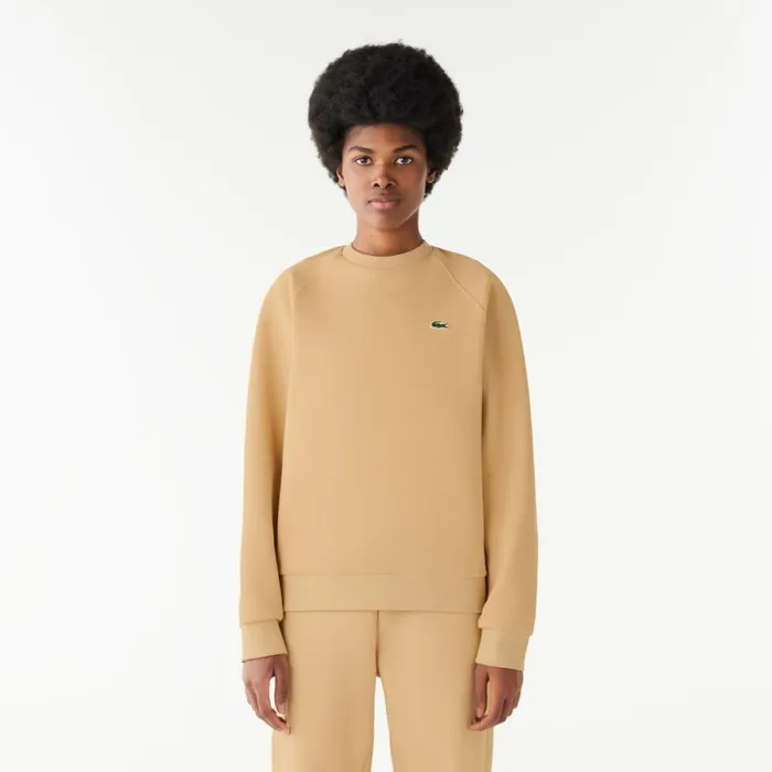 Sweaters and Sweatshirts Women Lacoste Women039s Regular Fit Double Face Piqu Crew Neck Sweatshirt Beige Ixq Sweaters and Sweatshirts Women Lacoste Women039s Regular Fit Double Face Piqu Crew Neck Sweatshirt Beige Ixq
