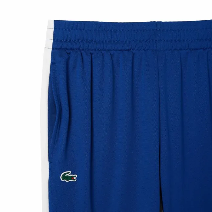 Sweatpants and Trousers Men Lacoste Men039s AbrasionResistant Tennis Sweatpants Navy Blue White Nuv