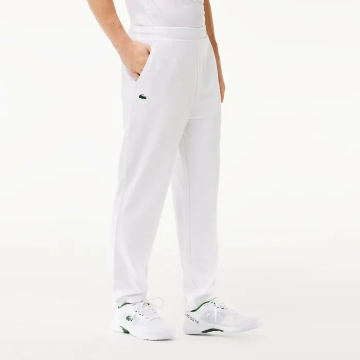 Sweatpants and Trousers Men Lacoste Men039s Regular Fit Stretch Jersey Sweatpants White 800