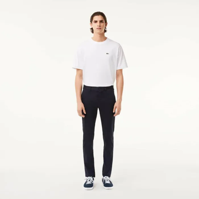 Sweatpants and Trousers Men Lacoste Men039s Stretch Cotton Slim Fit Pants Abysm Blue Hde Sweatpants and Trousers Men Lacoste Men039s Stretch Cotton Slim Fit Pants Abysm Blue Hde