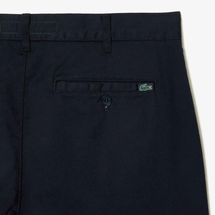 Sweatpants and Trousers Men Lacoste Men039s Stretch Cotton Slim Fit Pants Abysm Blue Hde