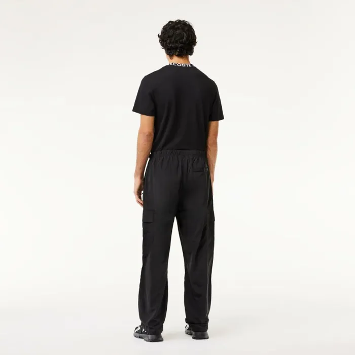 Sweatpants and Trousers Men Lacoste Men039s Waterproof Cargo Pants Black 031