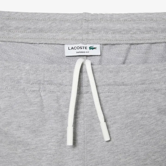 Sweatpants and Trousers Men Lacoste Mens Unbrushed Fleece Sweatpants Grey Chine Cca
