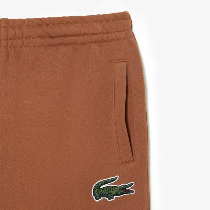 Sweatpants and Trousers MenWomen Lacoste Unisex Organic Cotton Fleece Sweatpants Light Brown Lfa