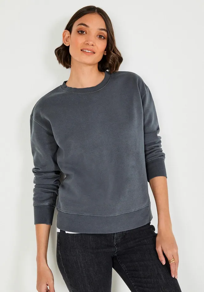 Sweatshirts and Hoodies Women Hush Danny Oversized Sweatshirt Ebony