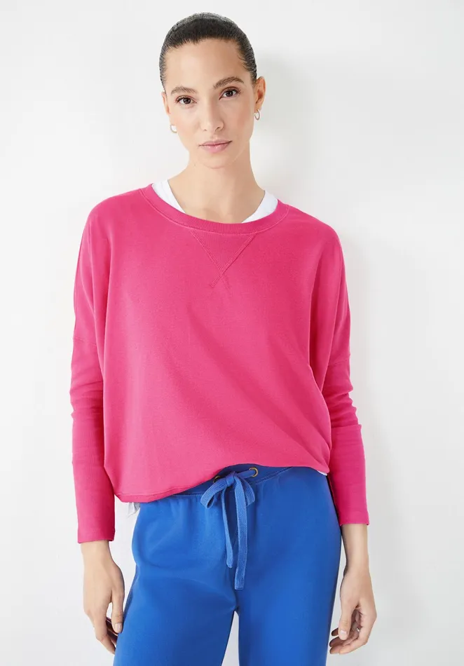 Sweatshirts and Hoodies Women Hush Dolman Sloppy Joe Hot Pink