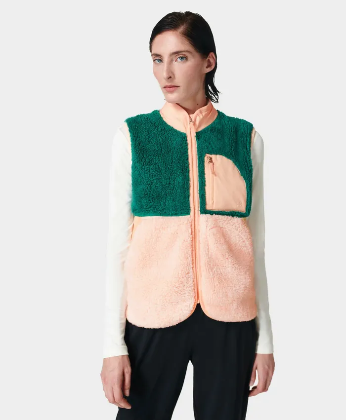 Sweaty Betty Jumpers Hoodies Women Pennine Vest Wave Green