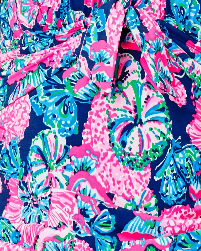 Swim Women Lilly Pulitzer Johana CoverUp Oyster Bay Navy Shroom With A View Swim Women Lilly Pulitzer Johana CoverUp Oyster Bay Navy Shroom With A View