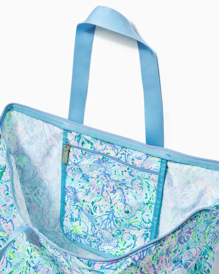 Swim Women Lilly Pulitzer Leven Ruffle Bikini Top Cumulus Blue Seersucker Stripe
