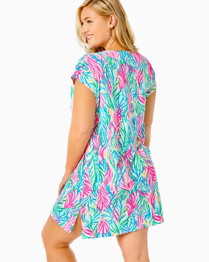 Swim Women Lilly Pulitzer Talli CoverUp Multi Sea Turtle Soiree Swim Women Lilly Pulitzer Talli CoverUp Multi Sea Turtle Soiree