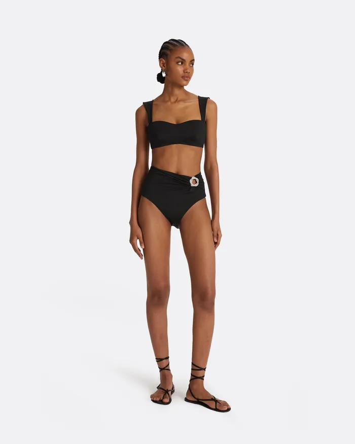 Swimwear Willa Black Bikini Top Black 8211 Safiyaa Women