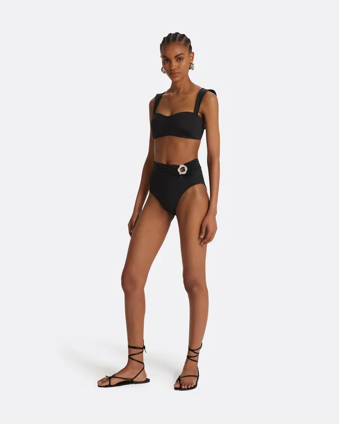 Swimwear Willa Black Bikini Top Black 8211 Safiyaa Women