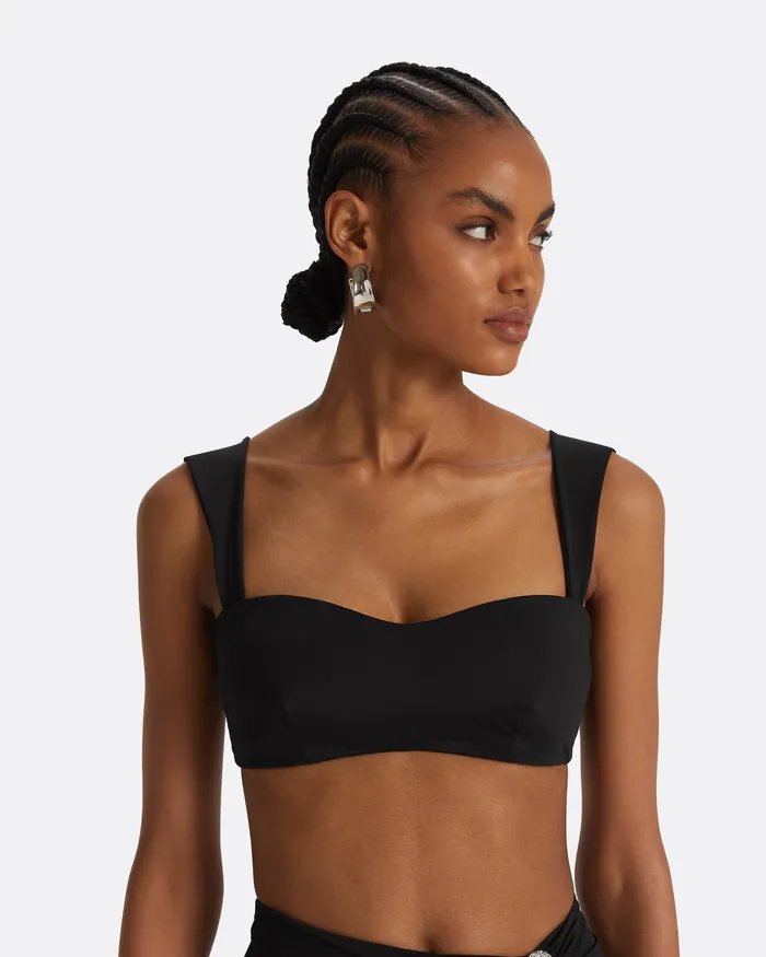 Swimwear Willa Black Bikini Top Black 8211 Safiyaa Women