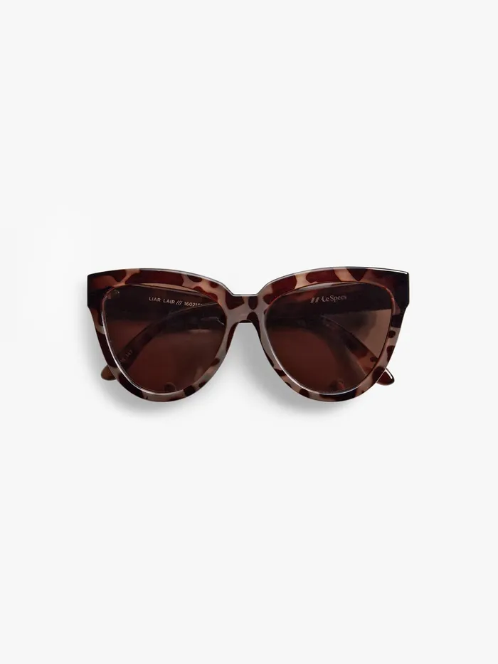 Swimwear Women Hush Le Specs 8211 Liar Lair Sunglasses Dark Tortoise Shell