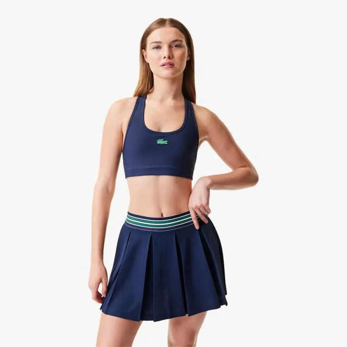 TShirts and Tops Women Lacoste Women039s Lacoste X Bandier Ribbed Sports Bra Navy Blue 166 TShirts and Tops Women Lacoste Women039s Lacoste X Bandier Ribbed Sports Bra Navy Blue 166