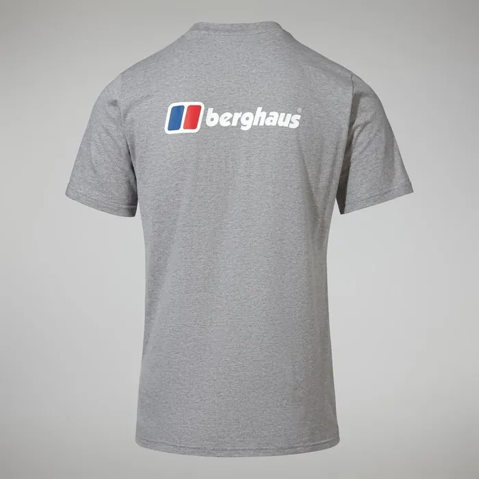 TShirts Men Berghaus Front and Back Logo Tee Dark Grey