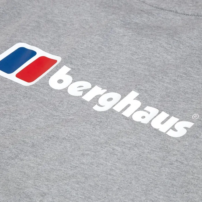 TShirts Men Berghaus Front and Back Logo Tee Dark Grey