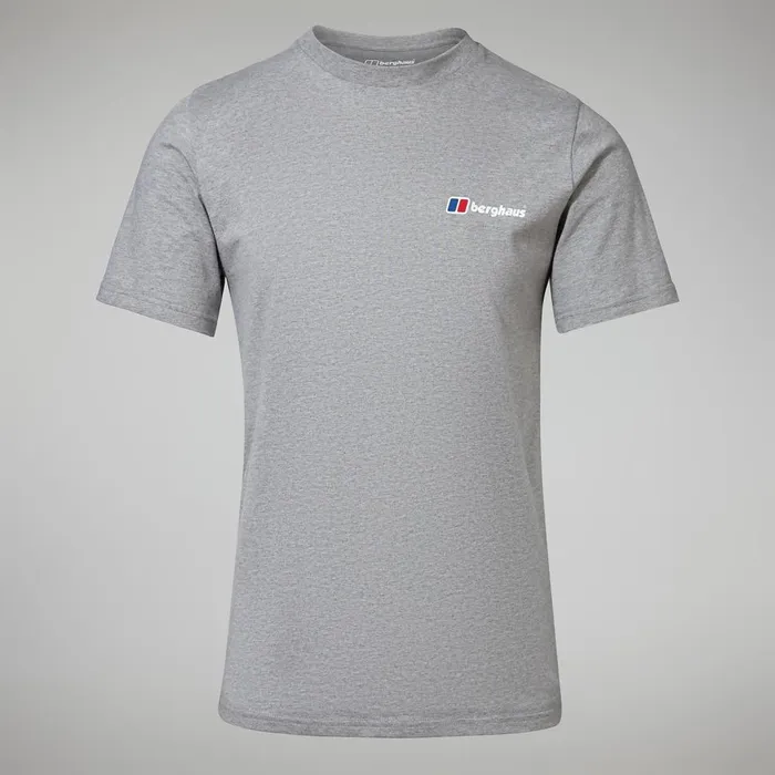 TShirts Men Berghaus Front and Back Logo Tee Dark Grey