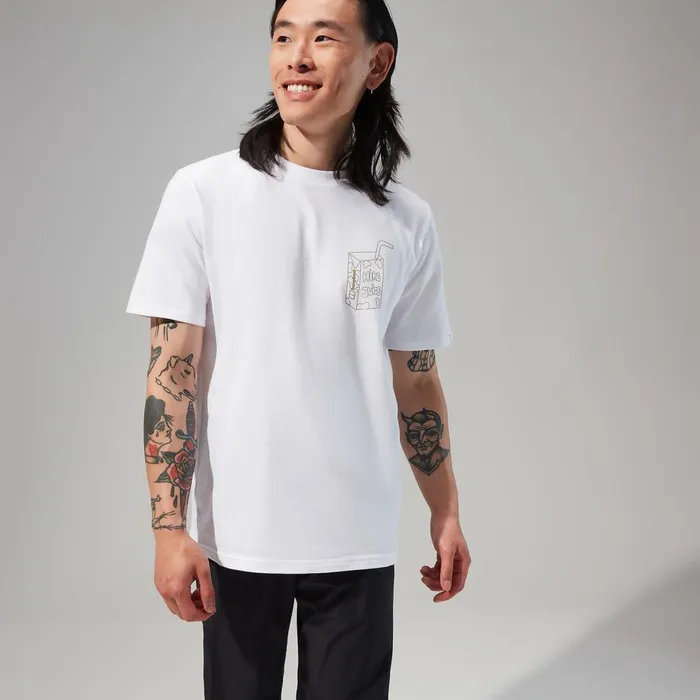 TShirts Men Berghaus Mens Hike Juice Short Sleeve Tee 8211 White