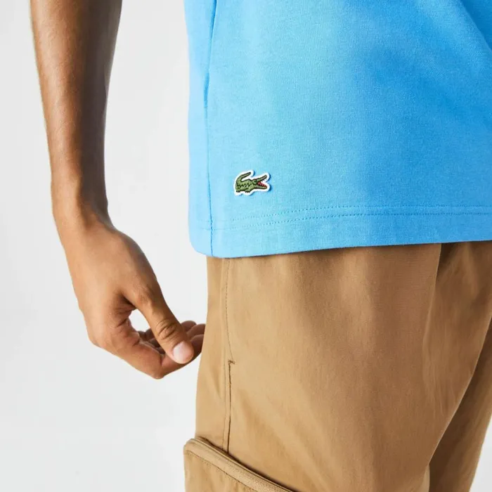 TShirts Men Lacoste Men039s Regular Fit XL Croc Print TShirt Blue 4xa