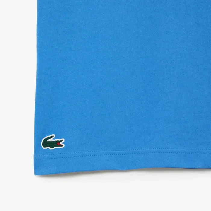 TShirts Men Lacoste Mens Regular Fit Organic Cotton Golf TShirt Ethereal Blue L99