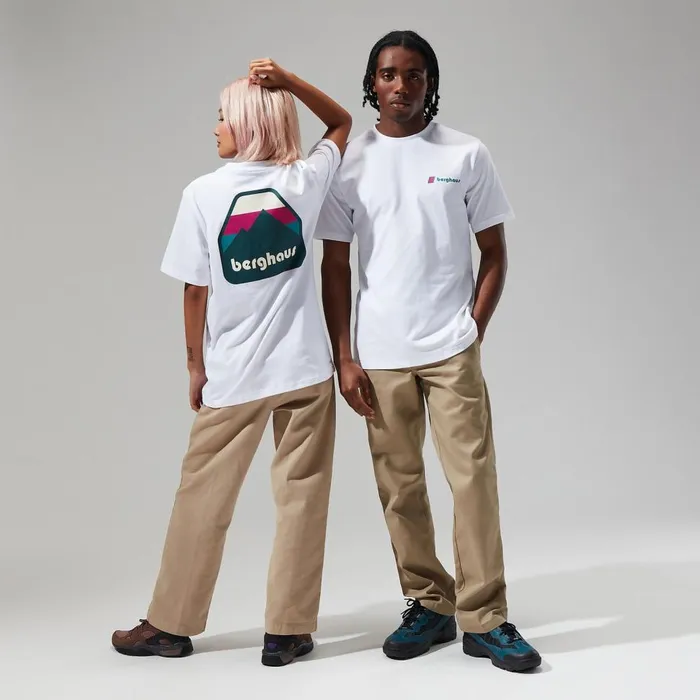 TShirts MenWomen Berghaus Graded Peak TShirts 8211 White