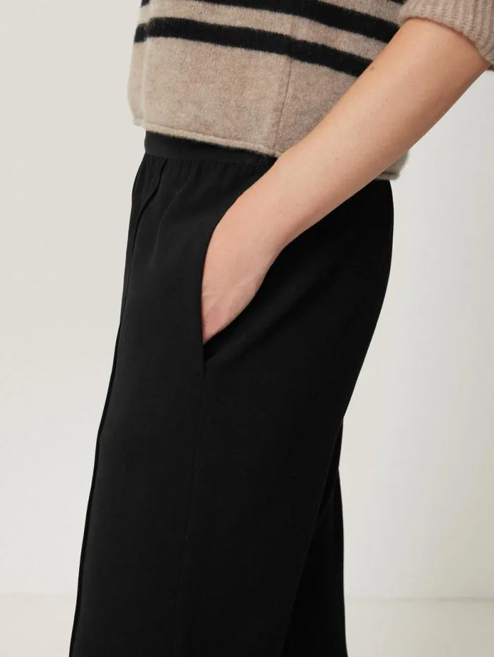 Tailored Smart Jogger Black Women Jigsaw Trousers